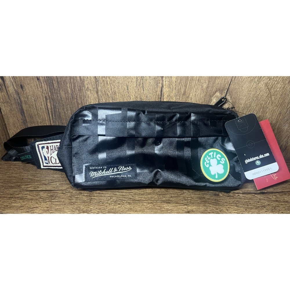 NEW Mitchell & Ness Boston Celtics NBA Fanny Pack Hardwood Classics